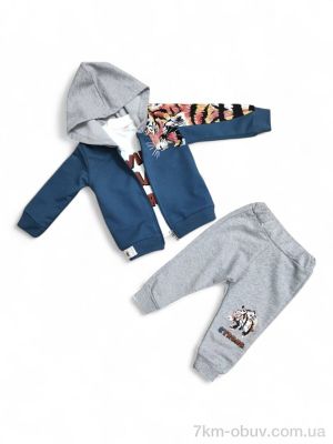 купить Kids-modnik 40445 синій костюм-трійка оптом