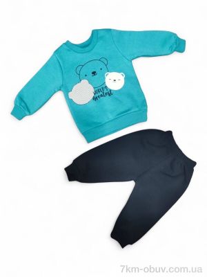 купить Kids-modnik 4548 зелений реглан-штани оптом