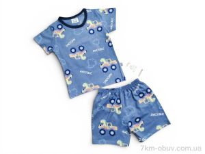 купить Kids-modnik 261920 комплект футболка-шорти т.синій оптом