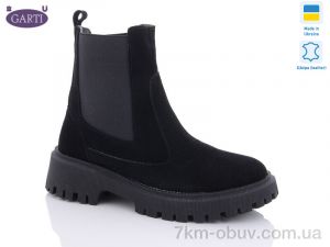 купить Garti 361 чорний замш мех оптом