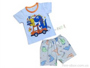 купить Kids-modnik 2620-1 комплект футболка-шорти блакитний оптом