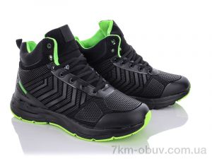 купить оптом Ok Shoes 1037 black-green