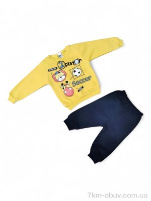 купить Kids-modnik 43636 жовтий реглан-штани оптом